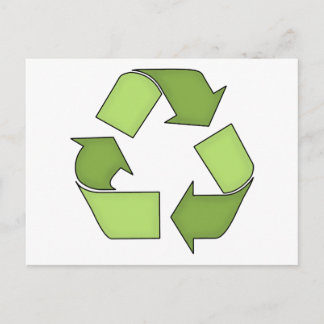 Postcard-Go Grün Gerecycelt Postkarte