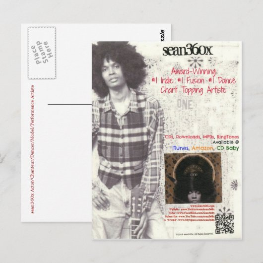 PostCard Graffiti 360 Postkarte (Vorne/Hinten)