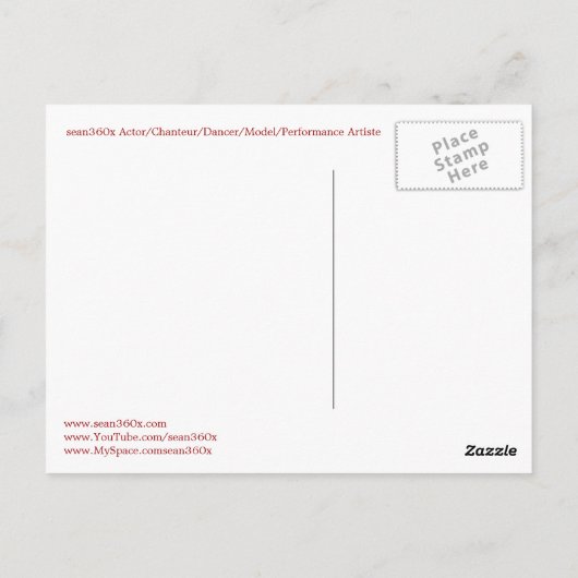 PostCard Graffiti 360 Postkarte (Rückseite)