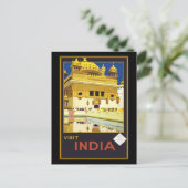 Postcard Greetings Indien Postkarte (Stehend Vorderseite)