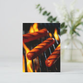 POSTCARD GRILLED HOTDOGS POSTKARTE (Stehend Vorderseite)