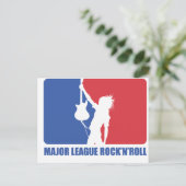 POSTCARD - GROSSER LEAGUE ROCK'N'ROLL POSTKARTE (Stehend Vorderseite)