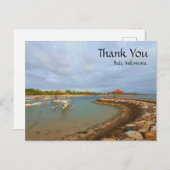 Postcard Gruß aus Bali, Indonesien. Feiertagspostkarte (Vorne/Hinten)