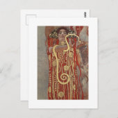 POSTCARD : GUSTAV KLIMT : HYGIEIA : 1907 POSTKARTE (Vorne/Hinten)