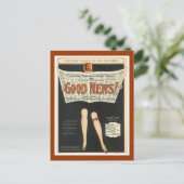 Postcard - Gute Nachrichten Bestes im Leben Postkarte (Stehend Vorderseite)