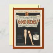 Postcard - Gute Nachrichten Bestes im Leben Postkarte (Vorne/Hinten)