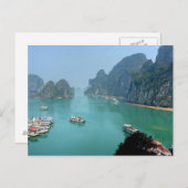 Postcard Ha Long Bay in Qumai Ninh, Vietnam Postkarte (Vorne/Hinten)