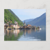 Postcard - Hallstatt town and lake, Österreich Postkarte (Vorderseite)