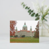 Postcard Hannover Neues Rathaus Herbst, Deutschlan Postkarte (Stehend Vorderseite)