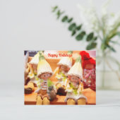 Postcard Happy Holidays Postkarte (Stehend Vorderseite)