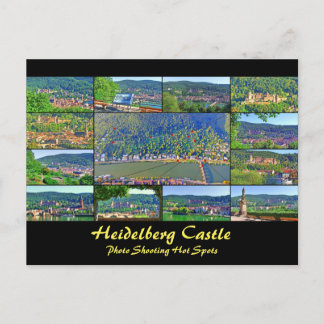 PostCard Heidelberg Burg Foto Shooting HotSpots Postkarte