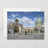 Postcard Heiliger Schrein von Abdulazim, Teheran, Postkarte (Vorne/Hinten)