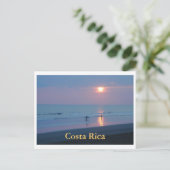 Postcard Hermosa Blue Sunset Postkarte (Stehend Vorderseite)