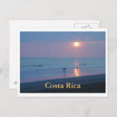 Postcard Hermosa Blue Sunset Postkarte (Vorne/Hinten)