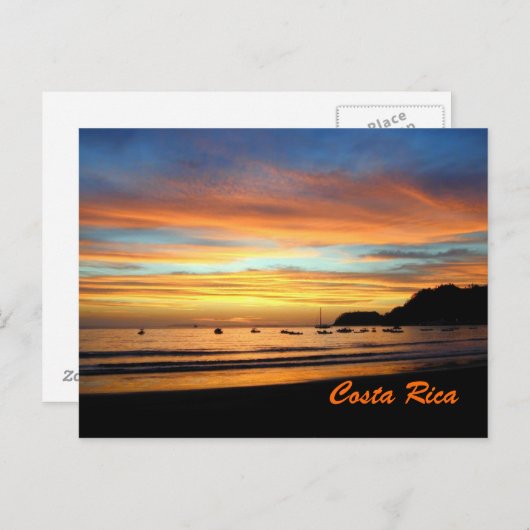 Postcard Herradura Bay Costa Rica Postkarte (Vorne/Hinten)