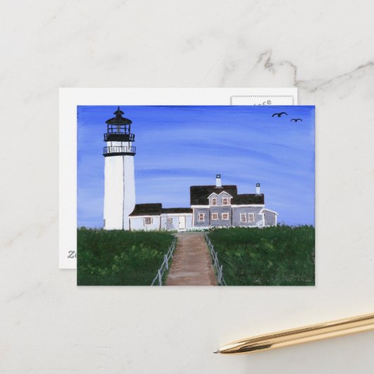 Postcard, Highland Light by M. Laplante Postkarte (Vorderseite/Rückseite Beispiel)