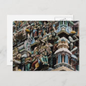 Postcard Hindu Tempel Sri Lanka Colombo Postkarte (Vorne/Hinten)