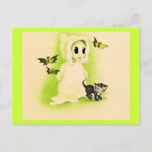 Postcard-Holiday Art-Vintag Halloween 10 Postkarte