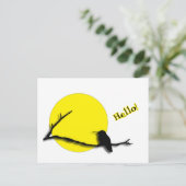 Postcard - Hummingbird - Grüße Postkarte (Stehend Vorderseite)