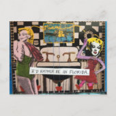 POSTCARD-I WÜRDE ETWAS IN FLORIDA SEIN POSTKARTE (Vorderseite)