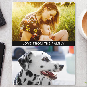 Postcard Ihre 2 Foto & Nachrichten Postkarte