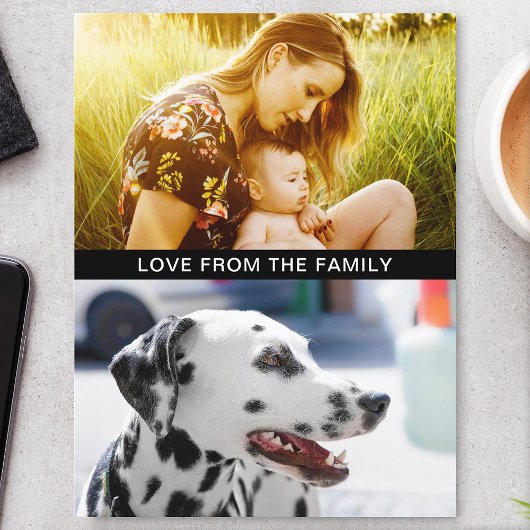 Postcard Ihre 2 Foto & Nachrichten Postkarte