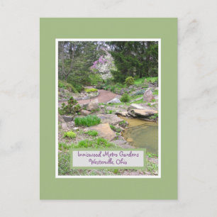 POSTCARD, INNISWOOD METRO PARK ROCK GARDEN POSTKARTE