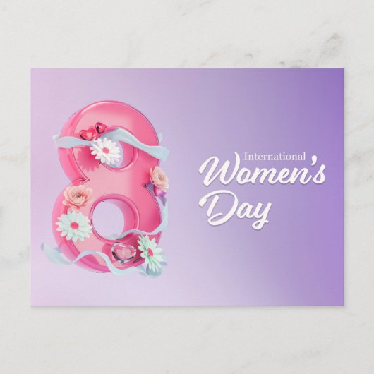 postcard international women's day 8 postkarte (Vorderseite)