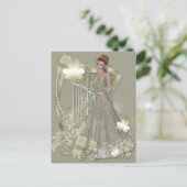 Postcard-Irish Elf-St Patricks Postkarte (Stehend Vorderseite)