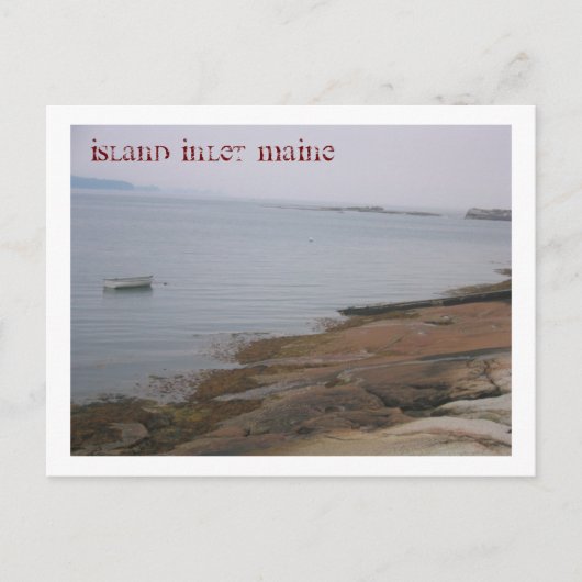postcard: Island in Maine Postkarte (Vorderseite)