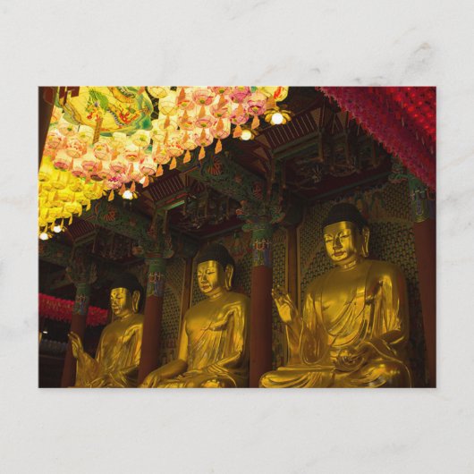 Postcard Jogyesa Tempel in Seoul, Südkorea Postkarte (Vorderseite)