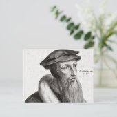 Postcard - John Calvin "Diese Postkarte hat mich a (Stehend Vorderseite)