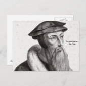 Postcard - John Calvin "Diese Postkarte hat mich a (Vorne/Hinten)