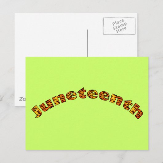 Postcard: Juneteenth Postkarte (Vorne/Hinten)