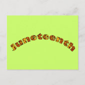 Postcard: Juneteenth Postkarte (Vorderseite)