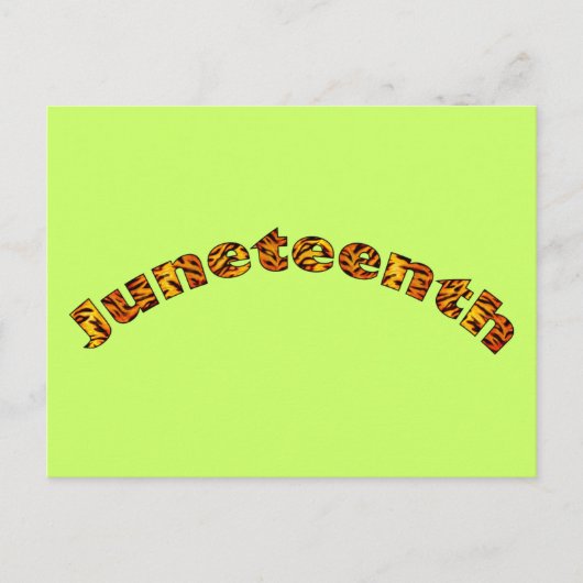 Postcard: Juneteenth Postkarte (Vorderseite)