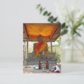 Postcard Kambodscha, Angkor Thom Buddha Postkarte (Stehend Vorderseite)