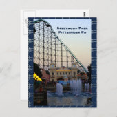 Postcard-Kennywood Park-Dusk-Pittsburgh Postkarte (Vorne/Hinten)