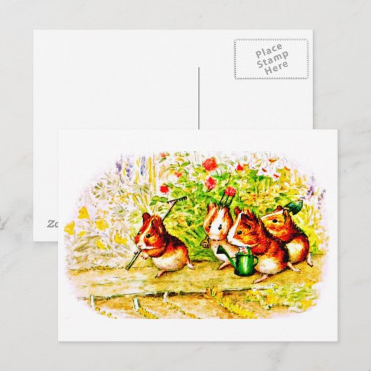 Postcard-Kids Art-Beatrix Potter 28 Postkarte (Vorne/Hinten)
