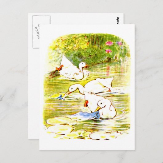 Postcard-Kinder Art-Beatrix Potter 6 Postkarte (Vorne/Hinten)