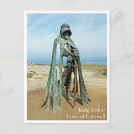 Postcard - King Arthur Beach UK Cornwall Postkarte