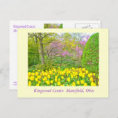 POSTCARD, "KINGWOOD CENTER GARDENS" POSTKARTE (Vorne/Hinten)
