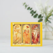 Postcard-Klassik Art-Mucha 8 Postkarte (Stehend Vorderseite)