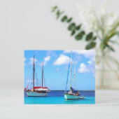 Postcard Kralendijk Bay Bonaire Postkarte (Stehend Vorderseite)