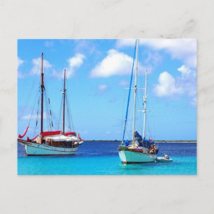 Postcard Kralendijk Bay Bonaire Postkarte