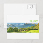 Postcard Lake Annecy Postkarte (Vorne/Hinten)