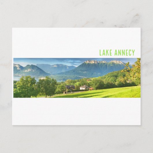 Postcard Lake Annecy Postkarte (Vorderseite)