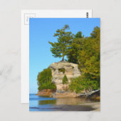 Postcard/Lake Superior National Shoreline Postkarte (Vorne/Hinten)