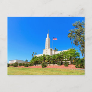 Postcard LDS Los Angeles Temple NW Postkarte
