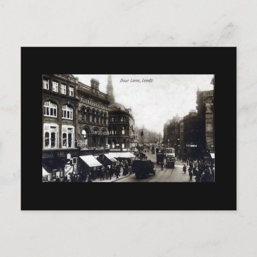 Postcard, Leeds, Yorkshire Postkarte (Vorderseite)
